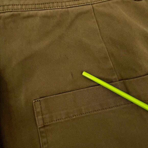 Apiece Apart Merida Pants Size 14 Olive Cotton Relaxed Straight High Waist - Picture 8 of 13
